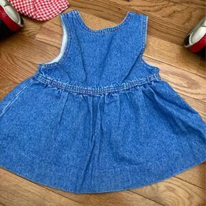 Vintage Baby Girl Lee Blue Jean Dress